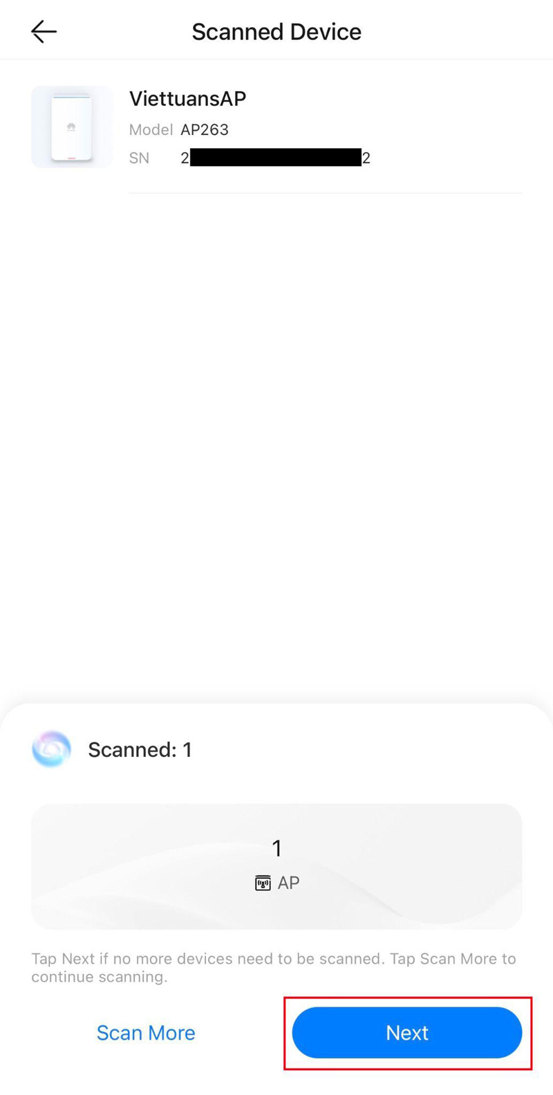 Xác nhận thiết bị
