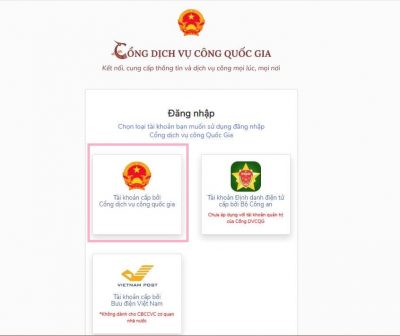Dang Nhap Dich Vu Cong I